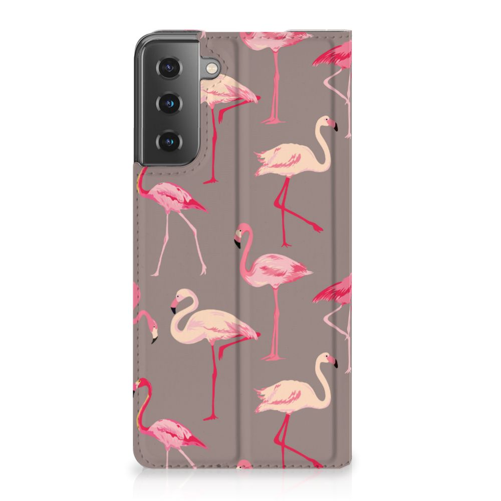 Samsung Galaxy S21 Plus Hoesje maken Flamingo - B2C Telecom