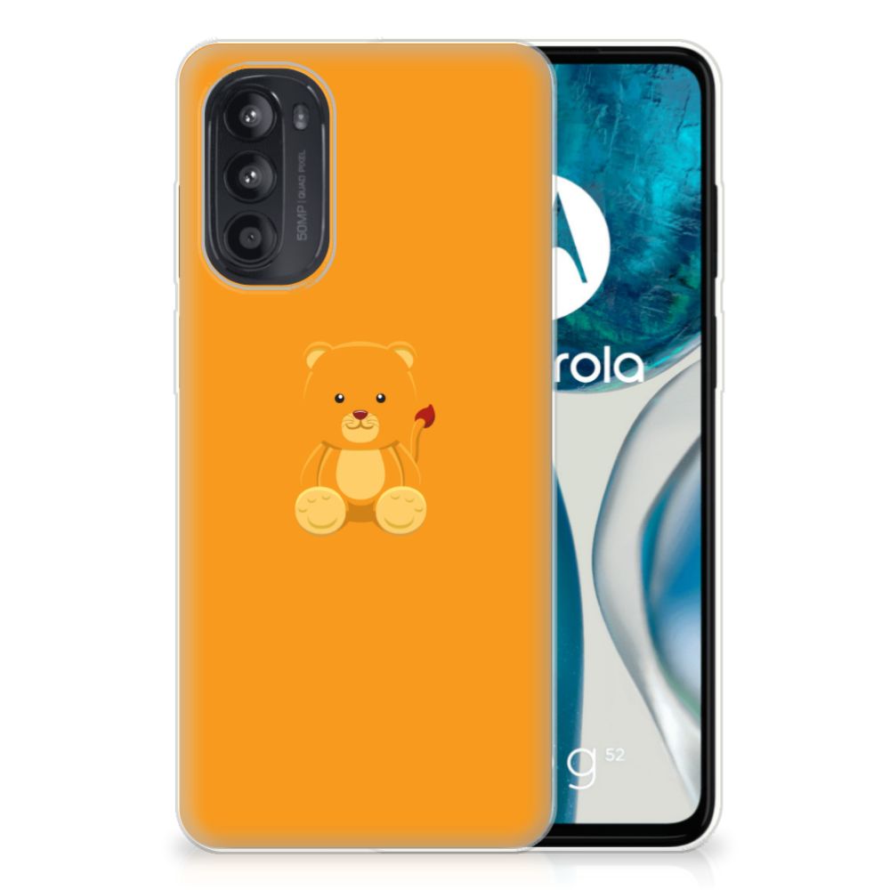 Motorola Moto G52/G82 Telefoonhoesje met Naam Baby Beer