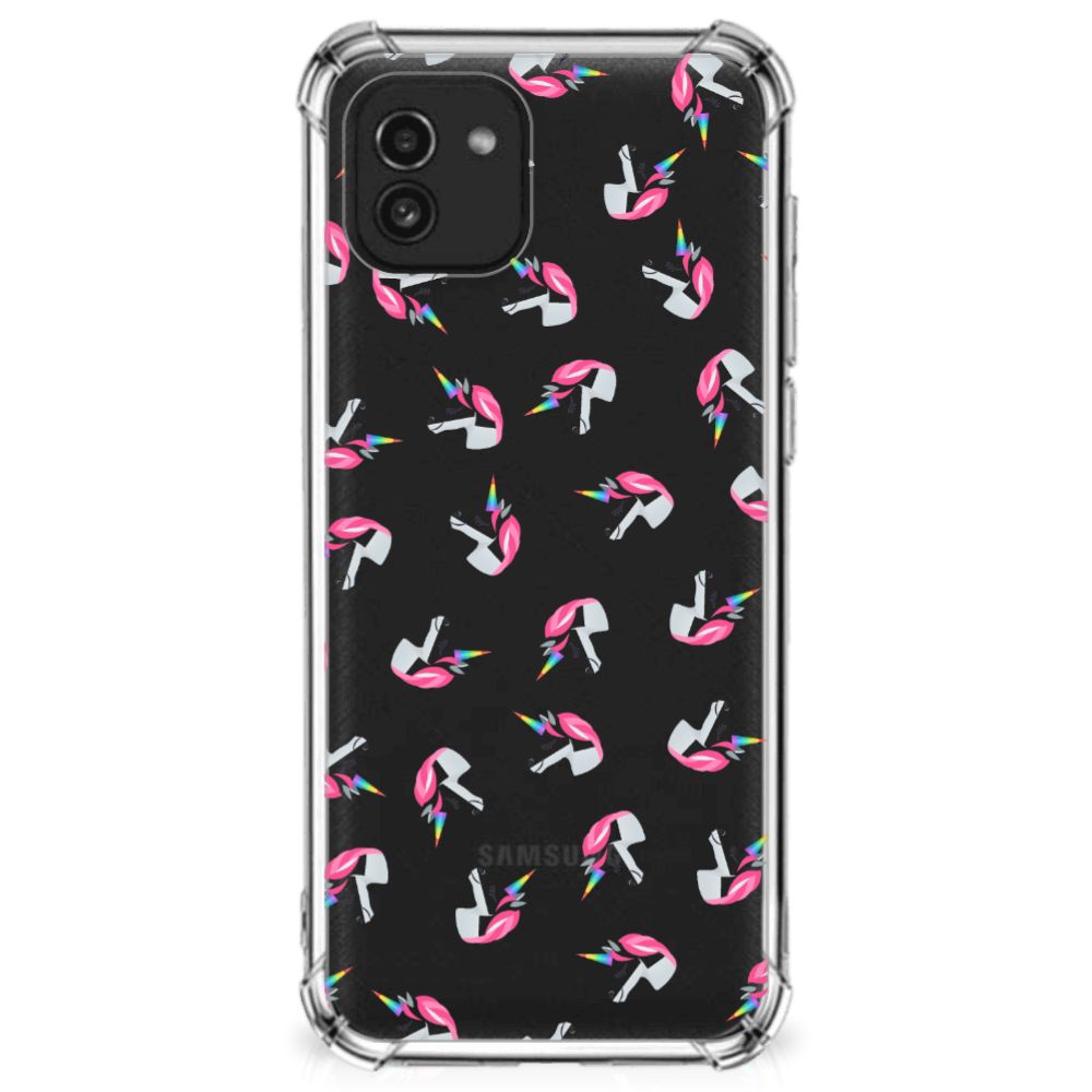 Doorzichtige Silicone Hoesje voor Samsung Galaxy A03 Unicorns B2C Telecom