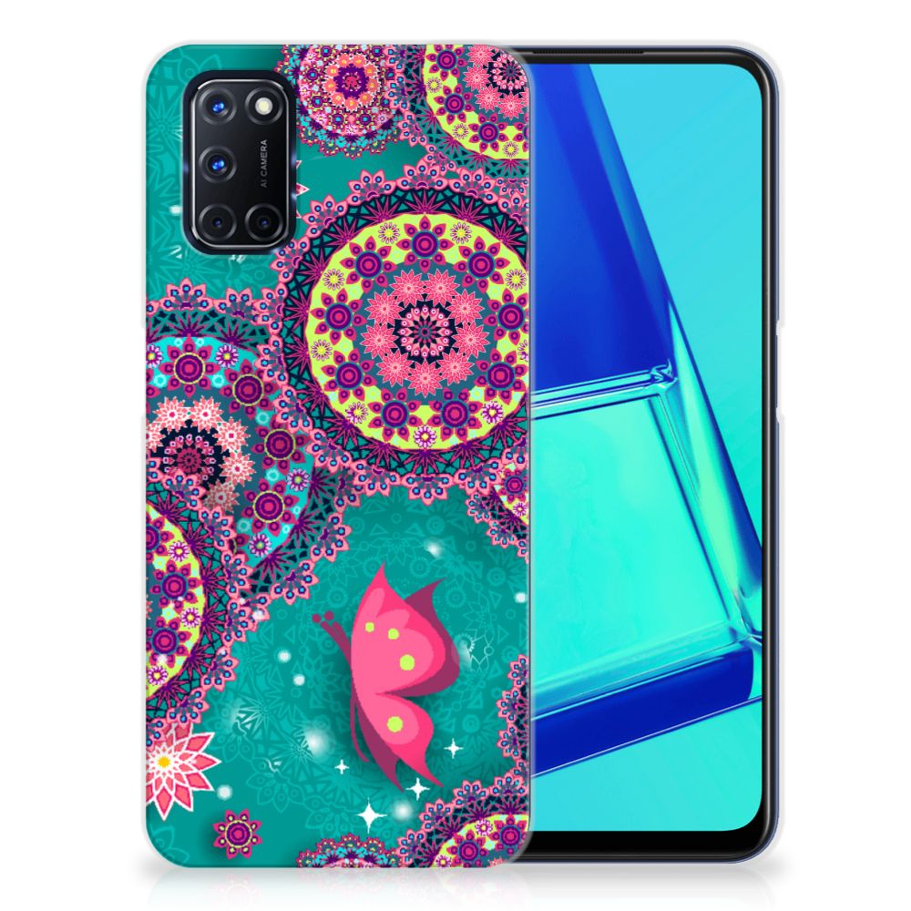 OPPO A52 | A72 Hoesje maken Cirkels en Vlinders