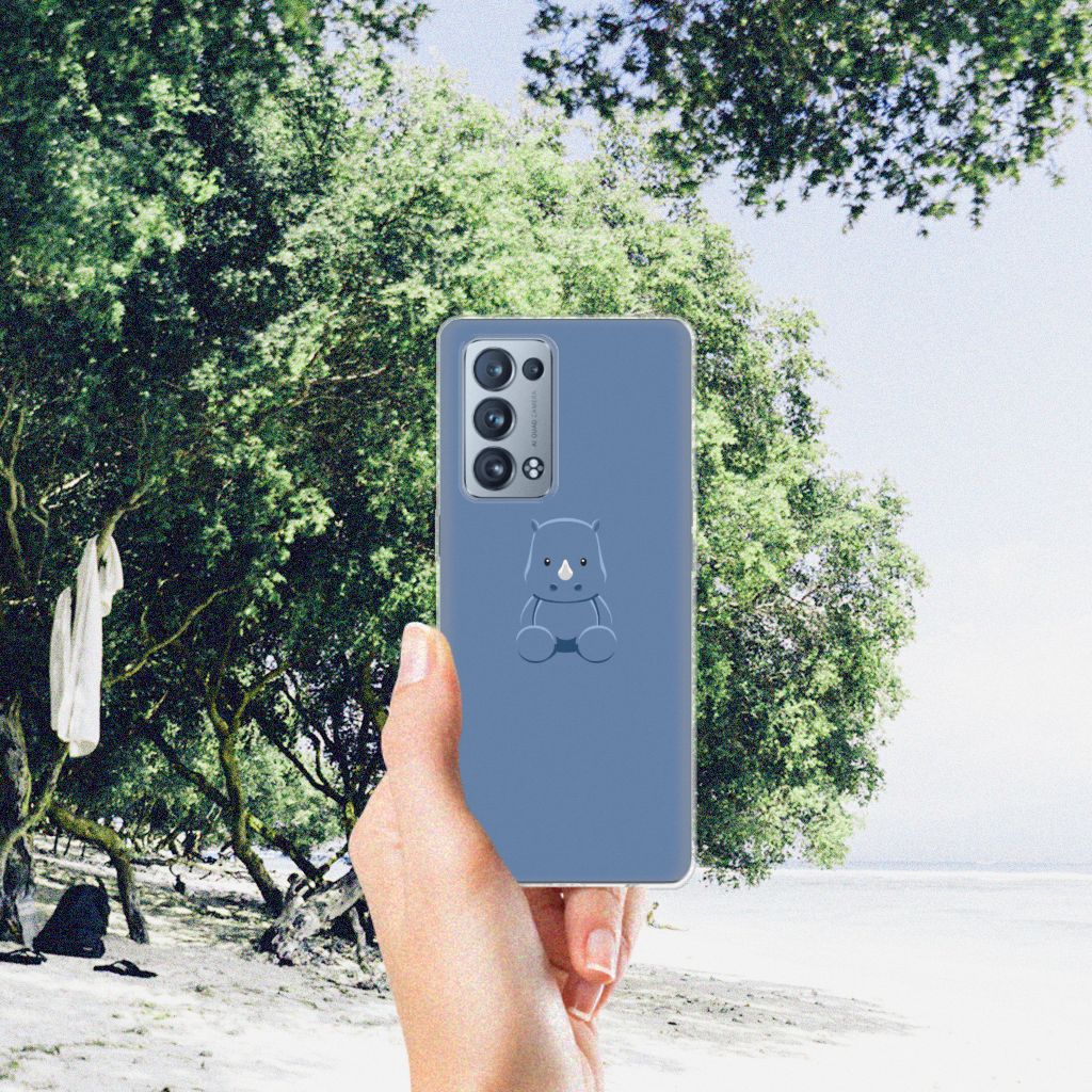 OPPO Reno 6 Pro Plus 5G Telefoonhoesje met Naam Baby Rhino B2C Telecom