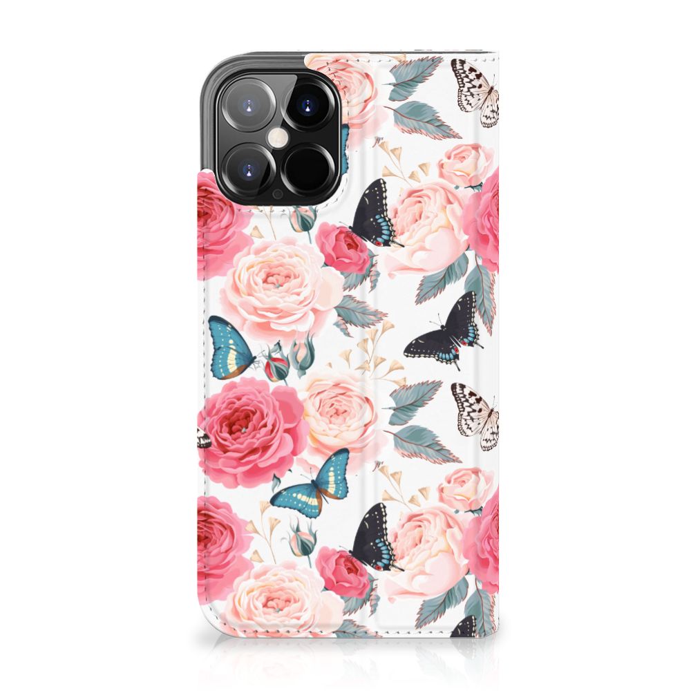 iPhone 12 Pro Max Smart Cover Butterfly Roses - B2C Telecom