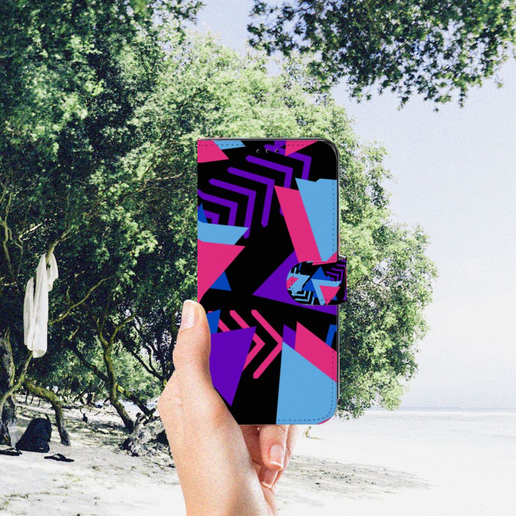 Motorola Edge 30 Pro Book Case Funky Triangle