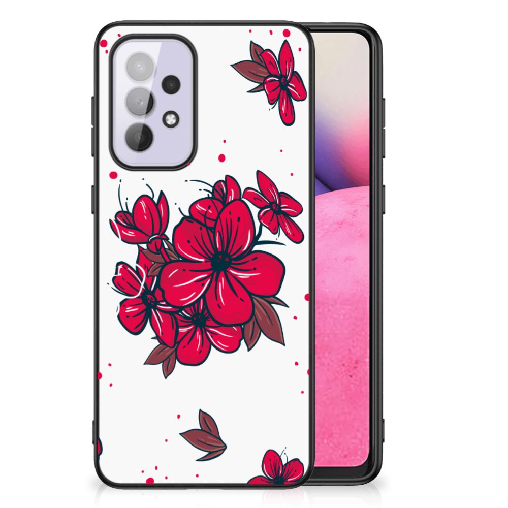 Samsung Galaxy A33 5G Bloemen Hoesje Blossom Red B2C Telecom