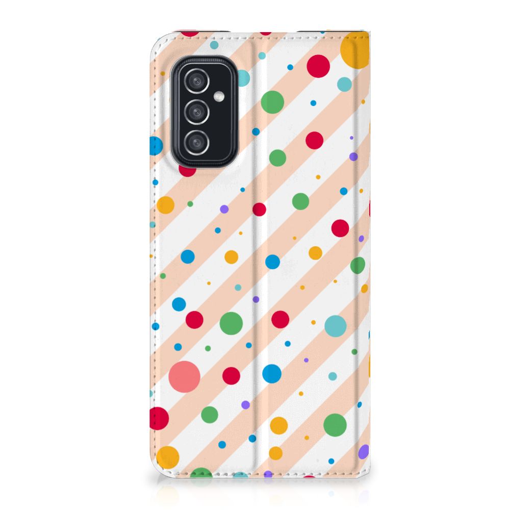 Samsung Galaxy M52 Hoesje met Magneet Dots - B2C Telecom