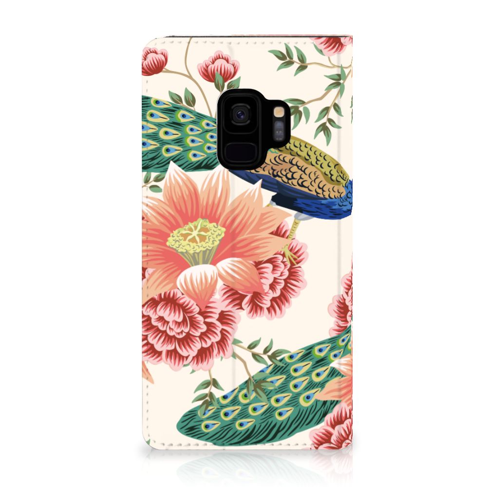 Hoesje maken voor Samsung Galaxy S9 Pink Peacock - B2C Telecom