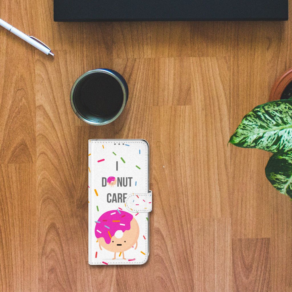 Samsung Galaxy S20 FE Book Cover Donut Roze