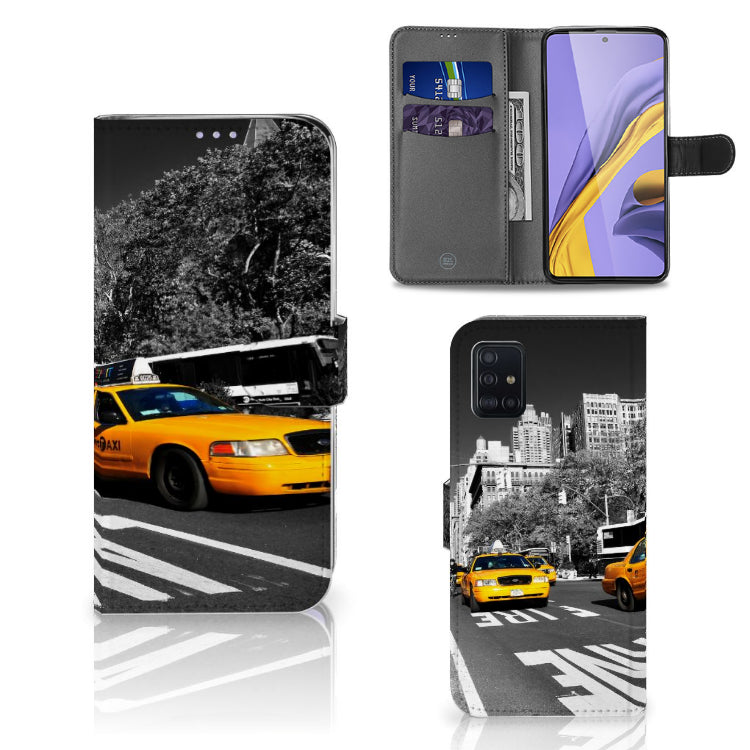 Samsung Galaxy A51 Flip Cover New York Taxi