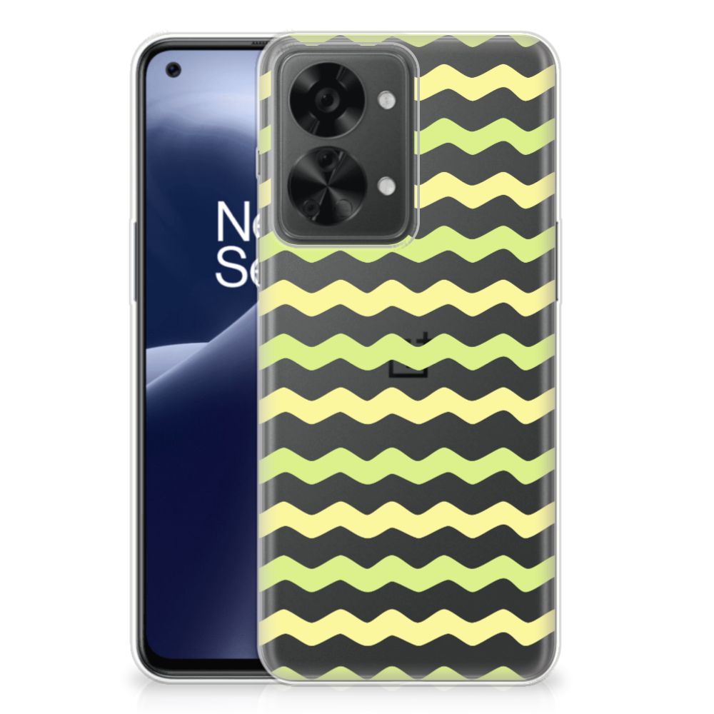 OnePlus Nord 2T TPU bumper Waves Yellow B2C Telecom
