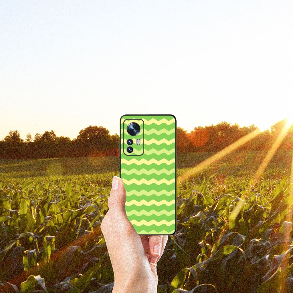 Xiaomi 12 | 12X Back Case Waves Green B2C Telecom