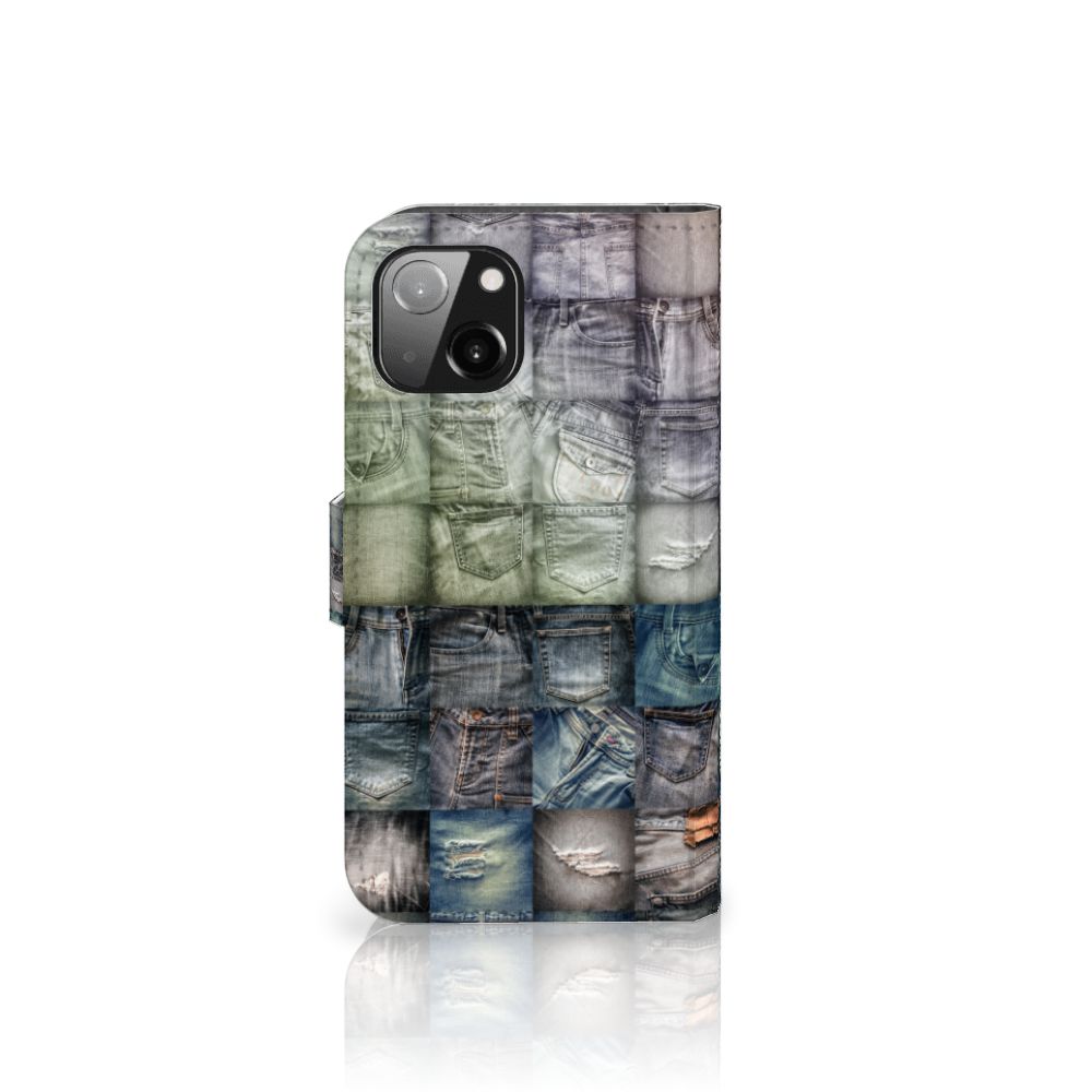 Wallet Case met Pasjes Apple iPhone 13 Spijkerbroeken