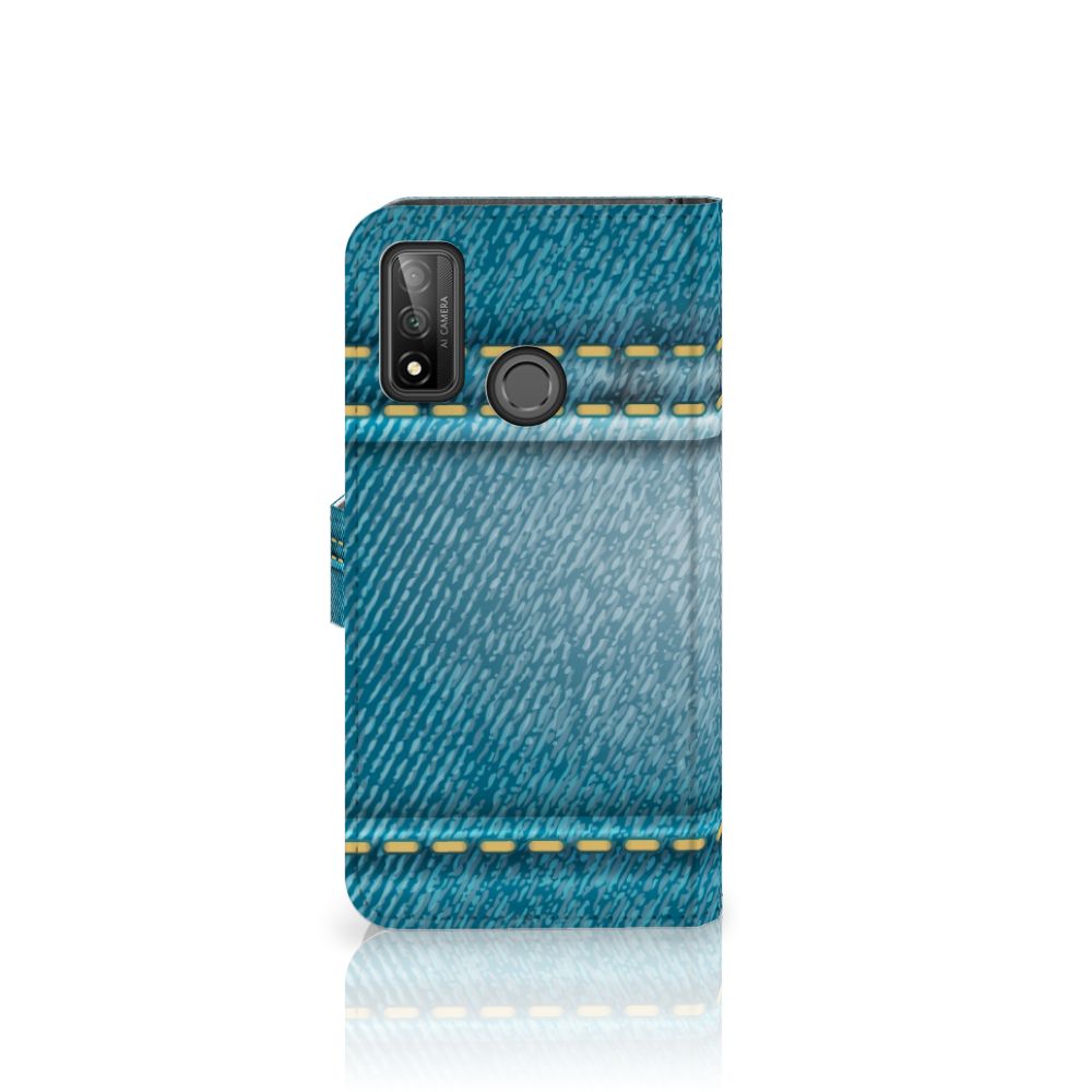 Huawei P Smart 2020 Wallet Case met Pasjes Jeans
