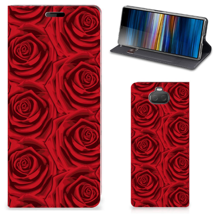 Sony Xperia 10 Smart Cover Red Roses