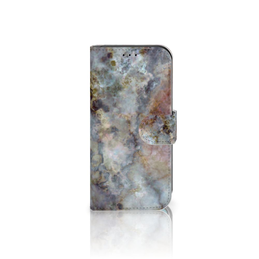 Apple iPhone 11 Pro Bookcase Marmer Grijs