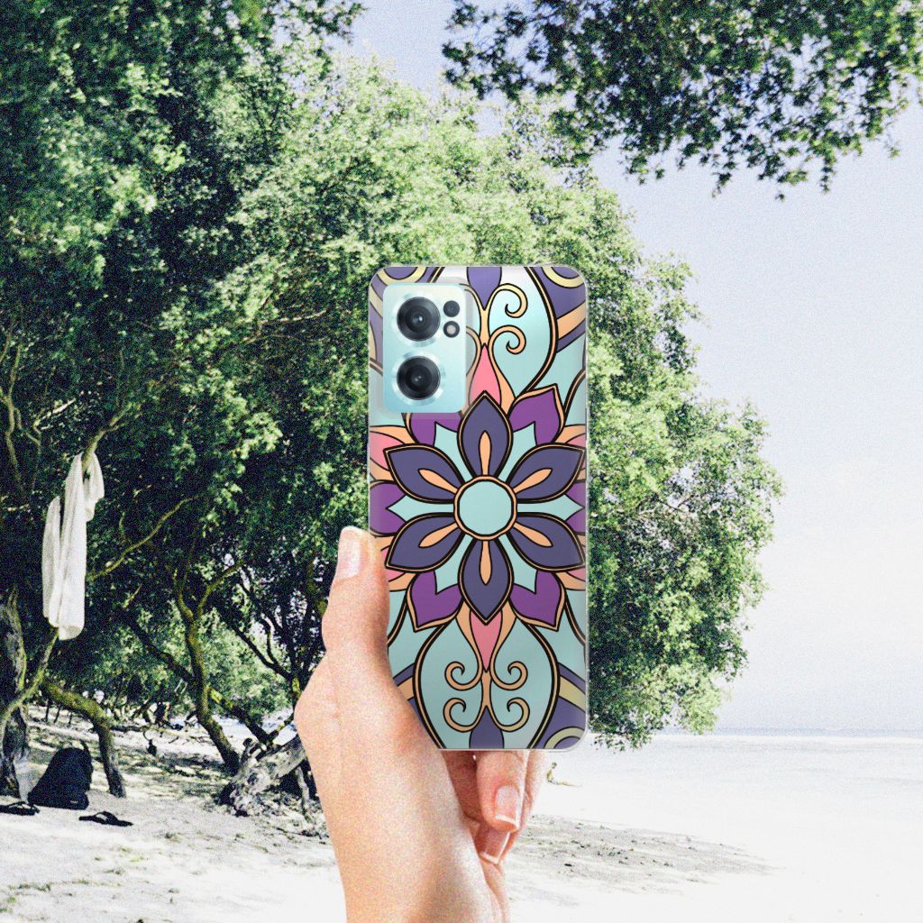 OnePlus Nord CE 2 5G TPU Case Purple Flower B2C Telecom