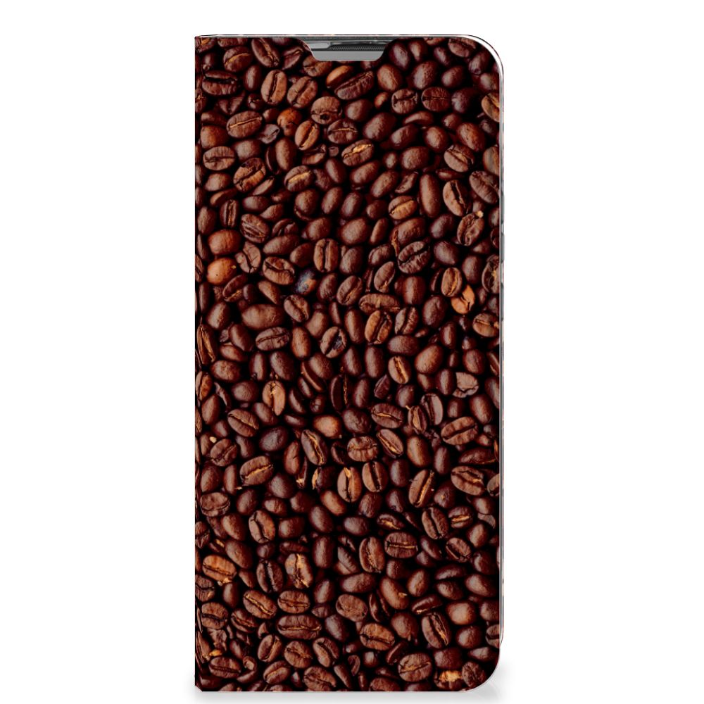 Motorola Moto G9 Power Flip Style Cover Koffiebonen - B2C Telecom