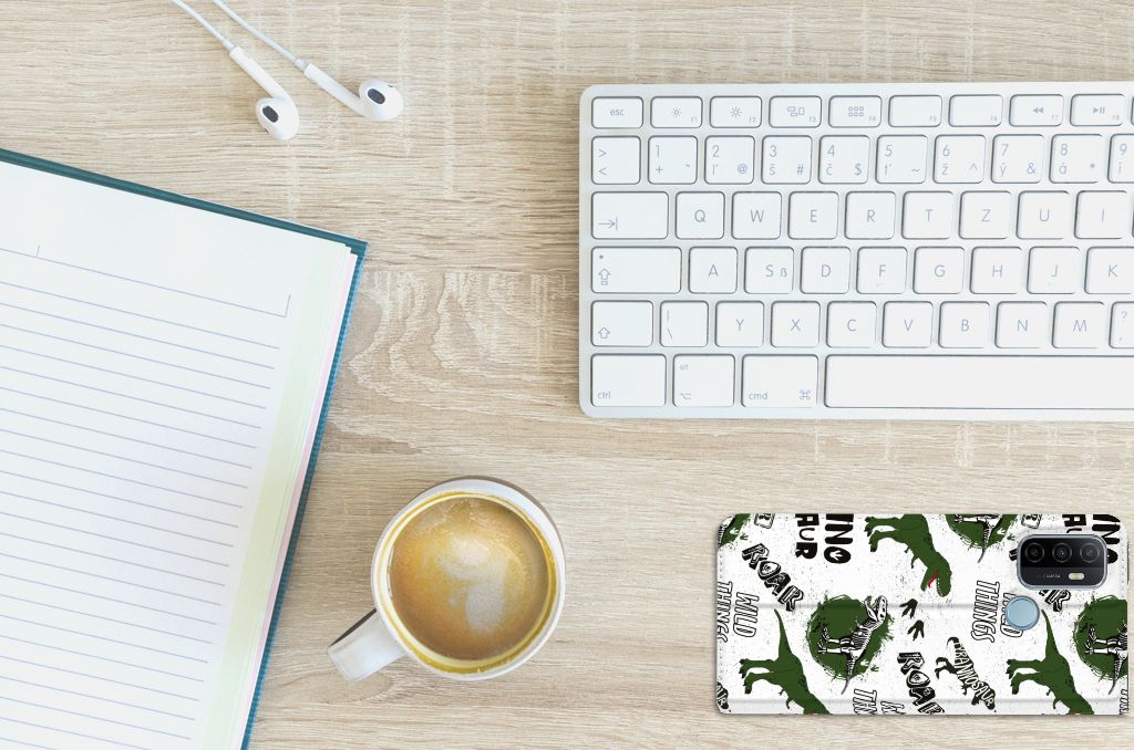 Hoesje maken voor OPPO A53 | A53s Dinosaurus - B2C Telecom