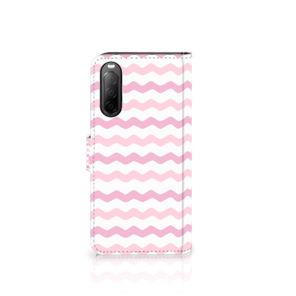 Sony Xperia 10 IV Telefoon Hoesje Waves Roze