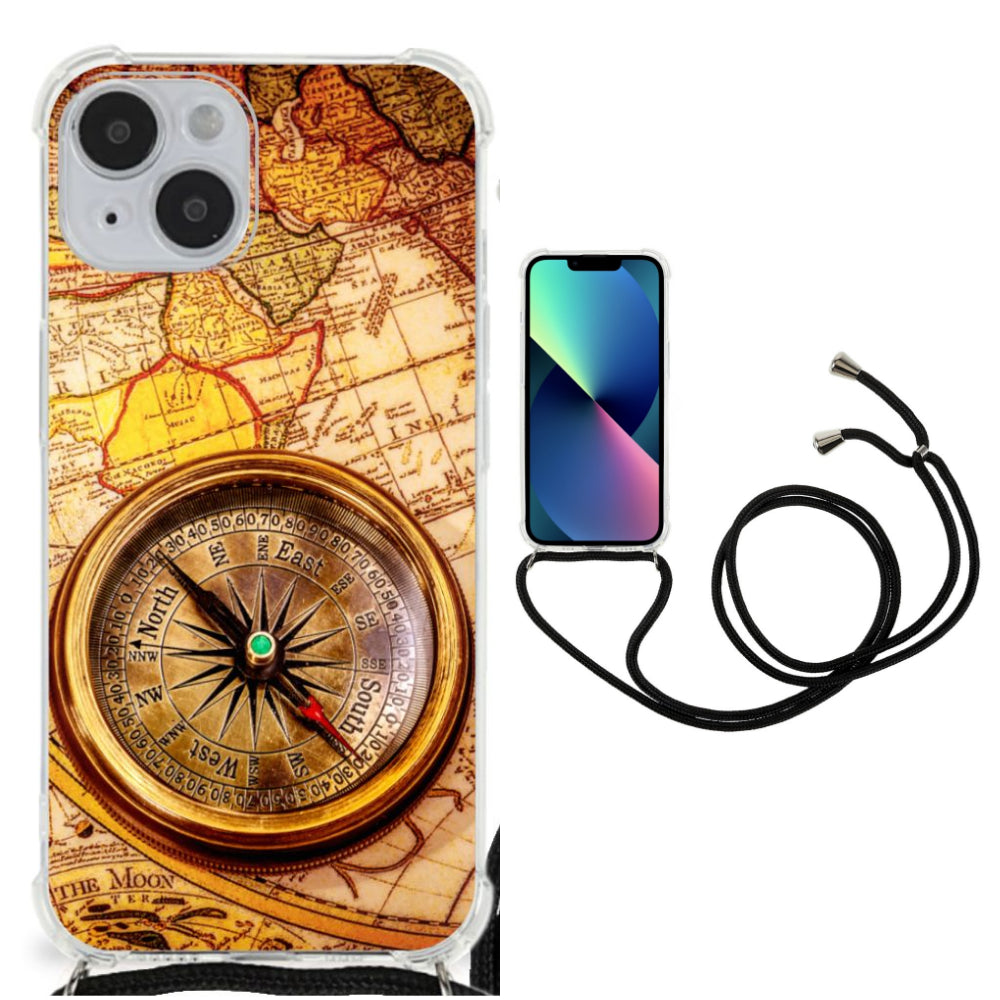 iPhone 14 Telefoonhoesje met valbescherming Kompas