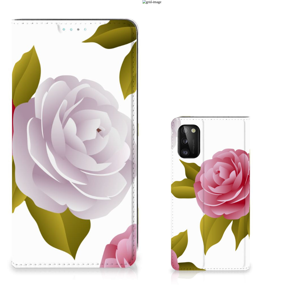 Samsung Galaxy A41 Smart Cover Roses