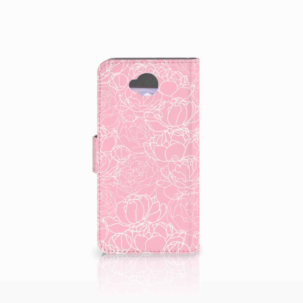 Microsoft Lumia 650 Hoesje White Flowers