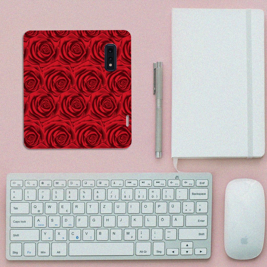Samsung Galaxy S10e Smart Cover Red Roses