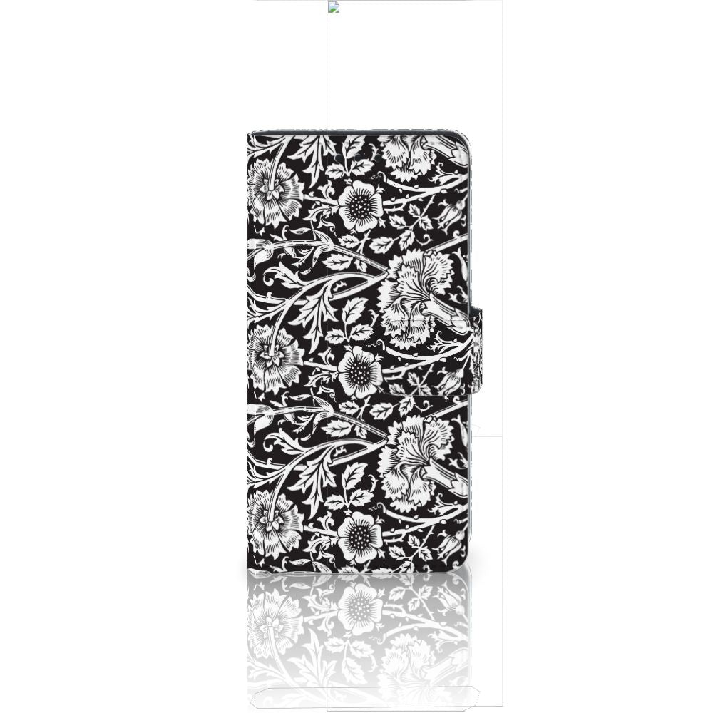 Huawei Ascend P8 Lite Hoesje Black Flowers