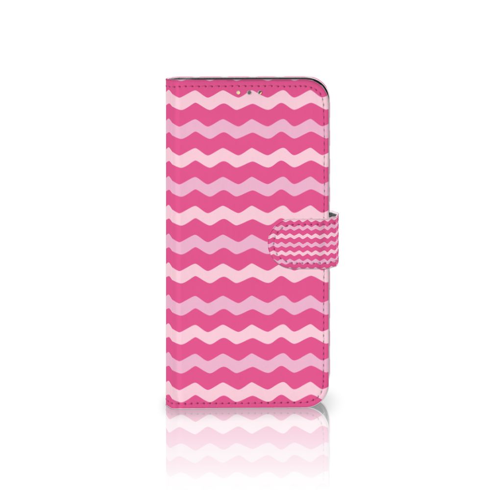 OPPO A15 Telefoon Hoesje Waves Pink