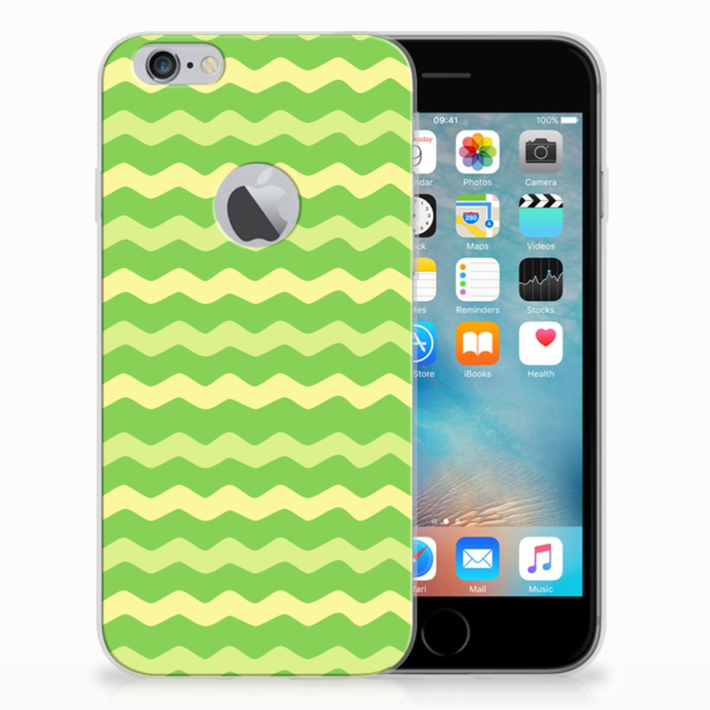 Apple iPhone 6 Plus | 6s Plus TPU bumper Waves Green