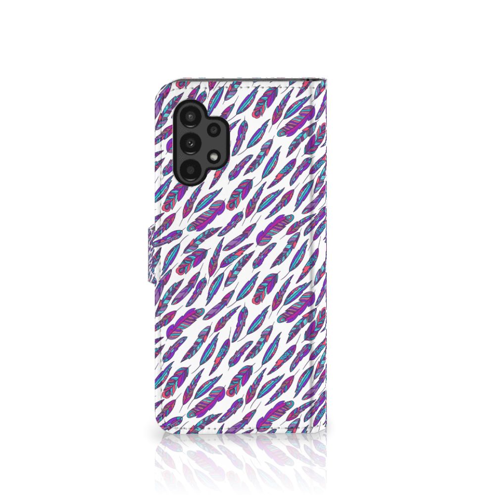 Samsung Galaxy A13 (4G) Telefoon Hoesje Feathers Color