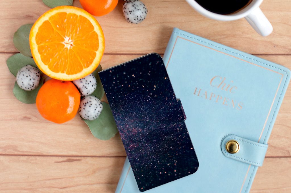 Nokia C2 2nd Edition Book Case Stars