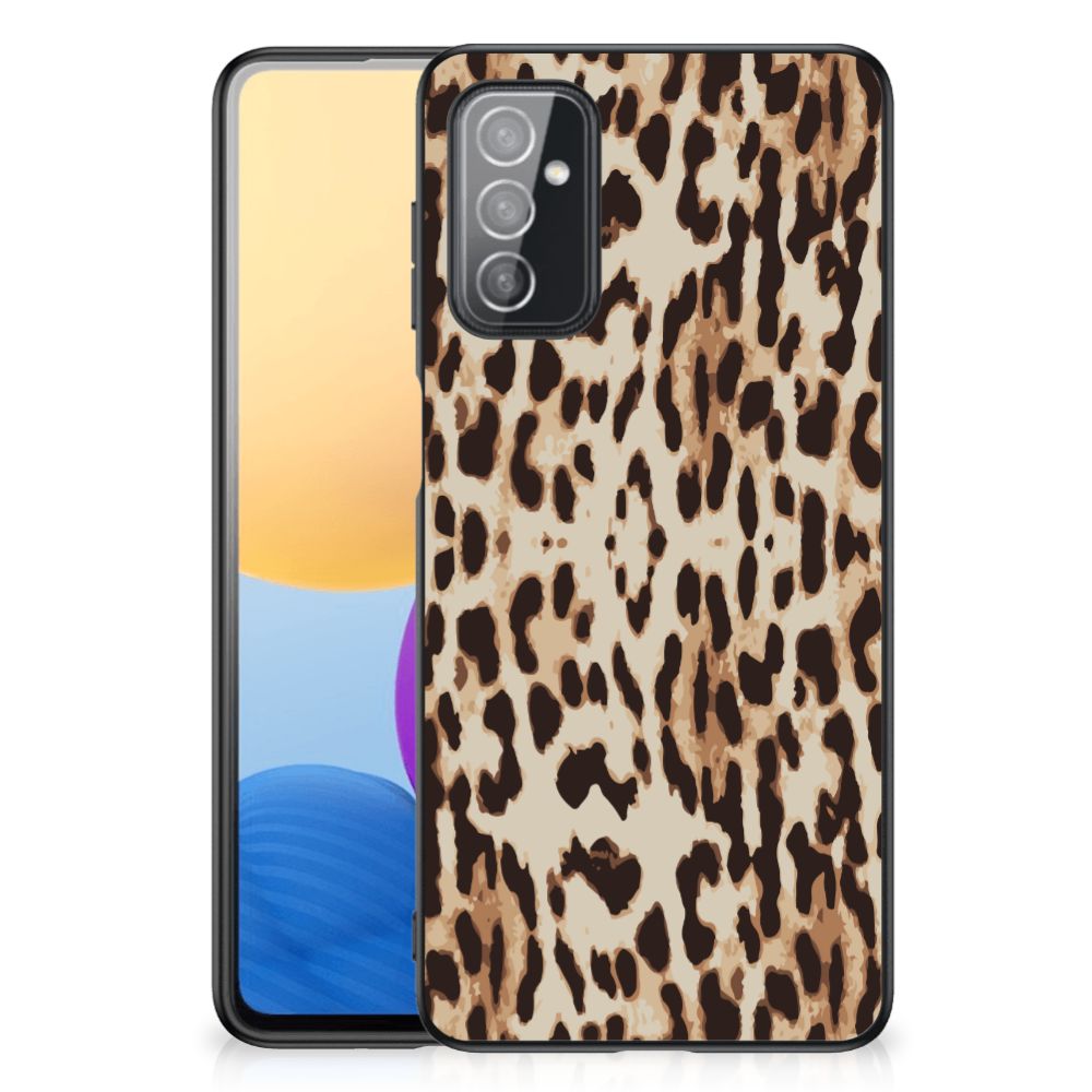 Samsung Galaxy M52 Dierenprint Telefoonhoesje Leopard B2C Telecom