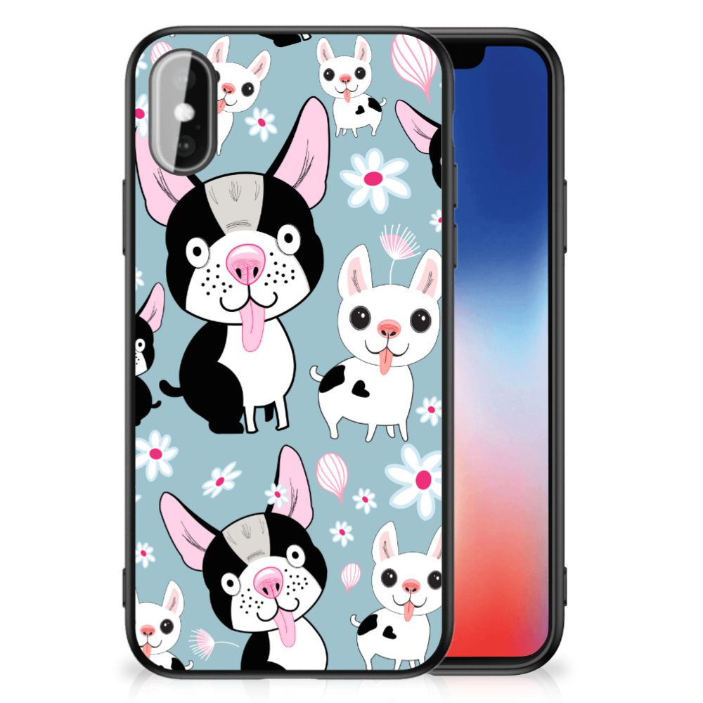 iPhone X | Xs Dierenprint Telefoonhoesje Hondjes