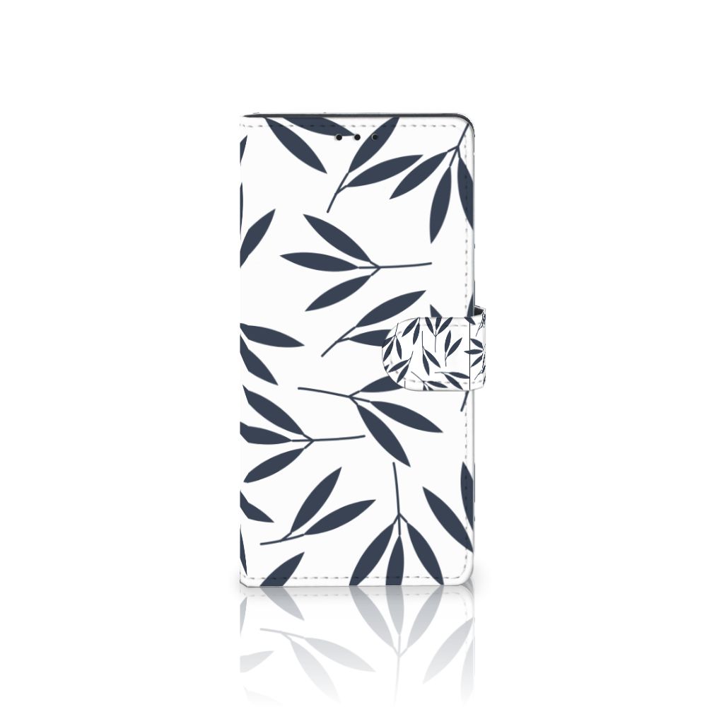 Samsung Galaxy A02s | M02s Hoesje Leaves Blue