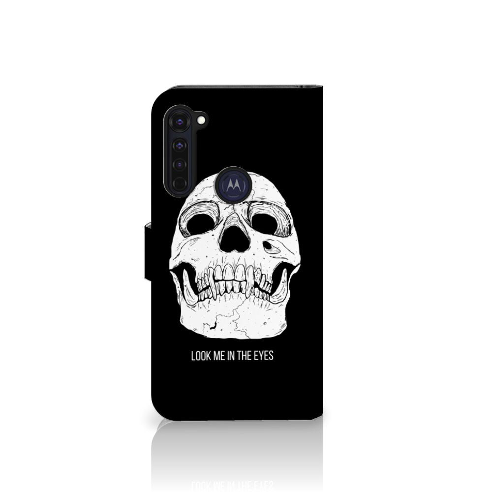 Telefoonhoesje met Naam Motorola Moto G Pro Skull Eyes