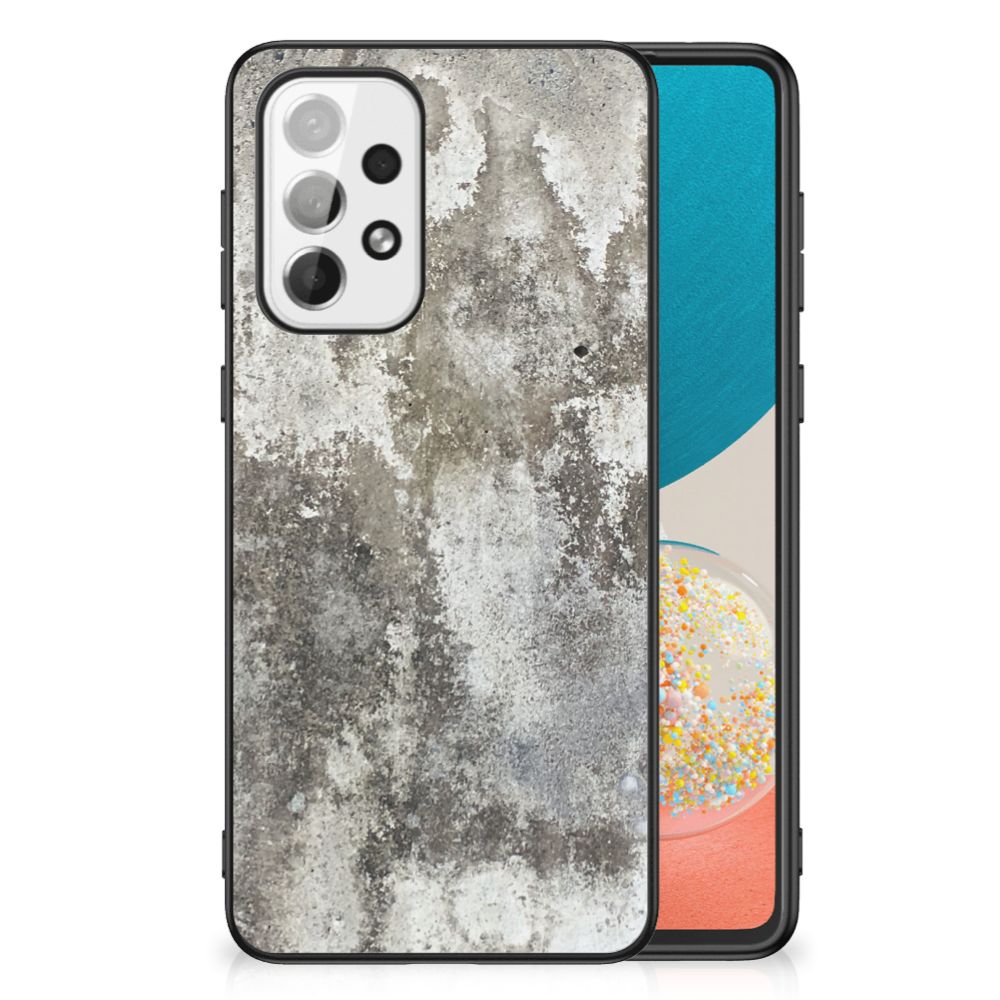 Samsung Galaxy A73 Marmeren Print Telefoonhoesje Beton Print B2C Telecom