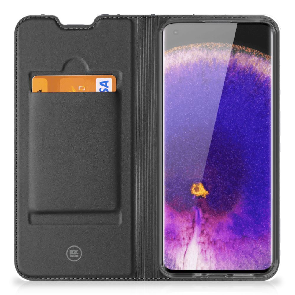 OPPO Find X5 Smart Cover Leaves Blue