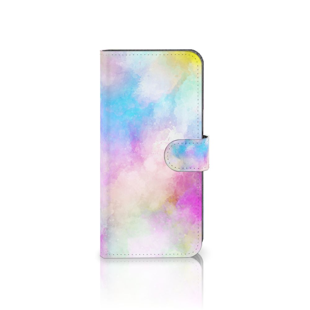 Hoesje Nokia C12 Watercolor Light met pastel kleuren en unieke watercolor design