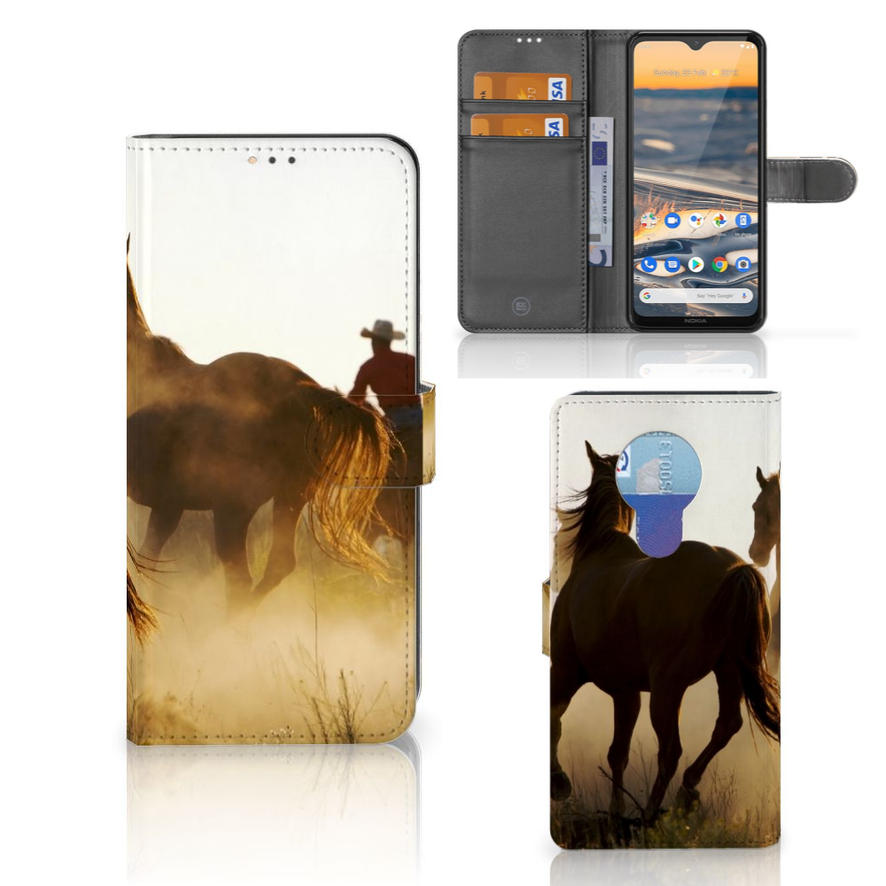 Nokia 5.3 Telefoonhoesje met Pasjes Design Cowboy