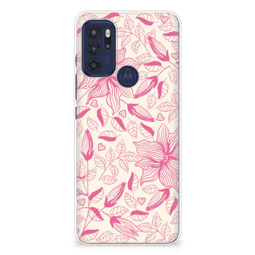 Motorola Moto G60s TPU Case Pink Flowers B2C Telecom