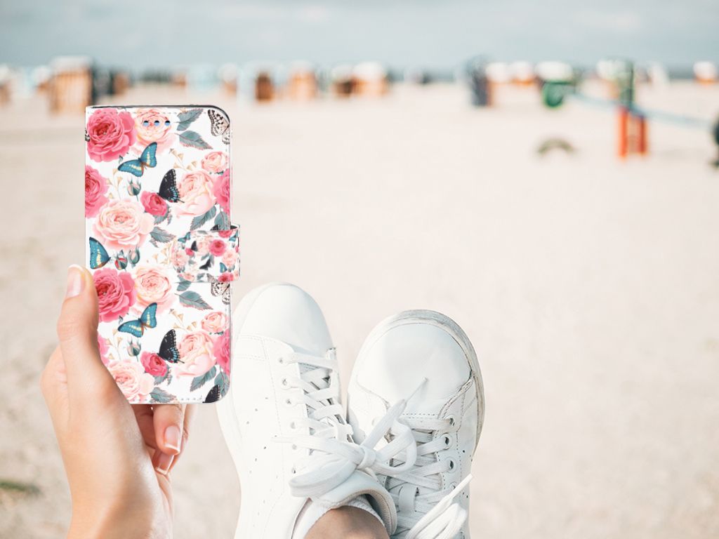 Samsung Galaxy S9 Hoesje Butterfly Roses