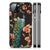 Apple iPhone 13/14 Dierenprint Telefoonhoesje Pauw met Bloemen
