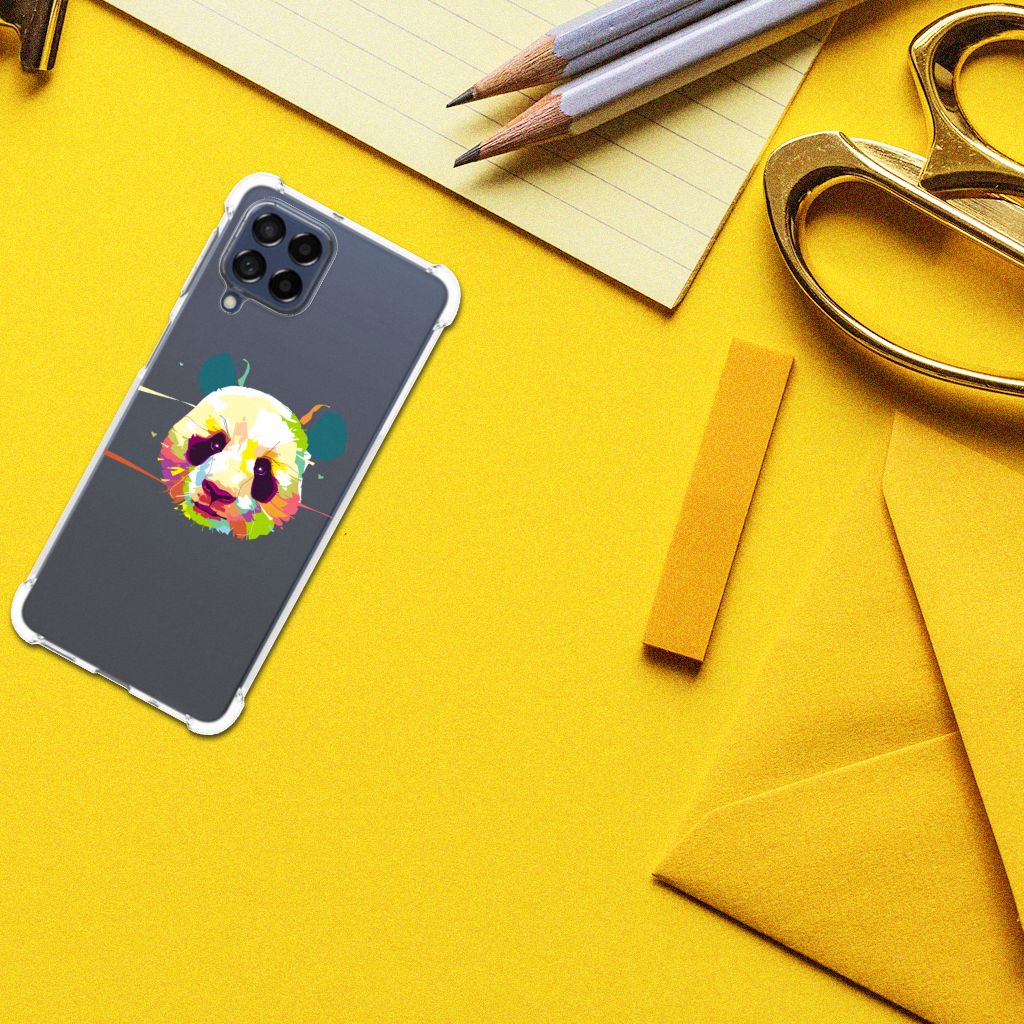 Samsung Galaxy M53 Stevig Bumper Hoesje Panda Color B2C Telecom