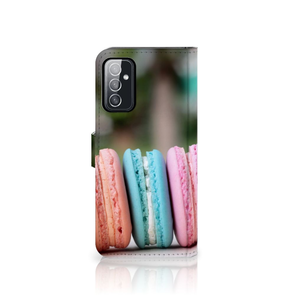 Samsung Galaxy M52 Book Cover Macarons