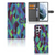 Samsung Galaxy S22 Ultra Book Case Abstract Green Blue