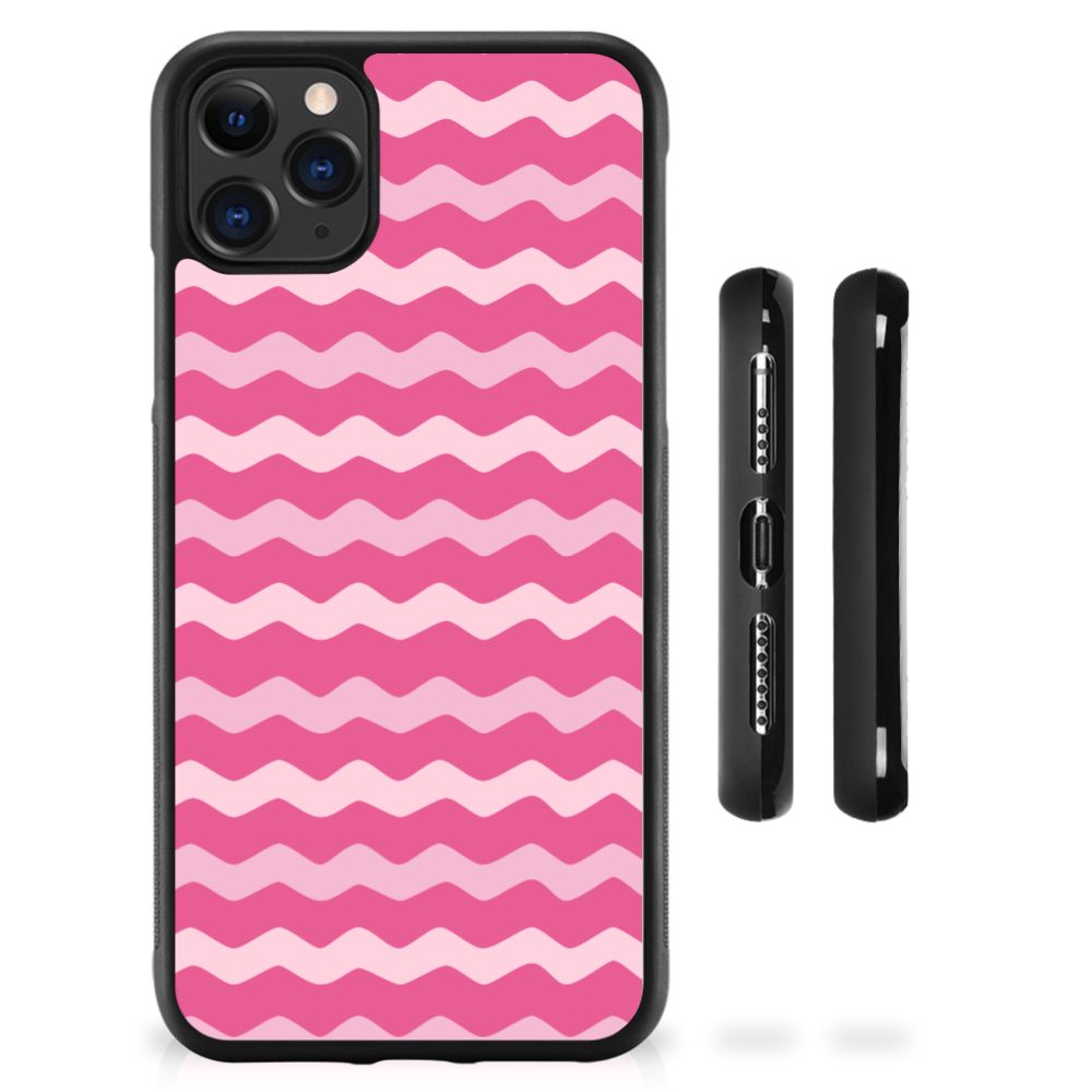 Apple iPhone 11 Pro Max Bumper Case Waves Pink B2C Telecom