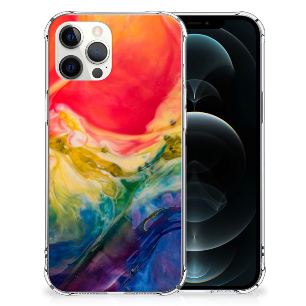 Back Cover iPhone 12 Pro Max Watercolor Dark B2C Telecom