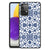 Samsung Galaxy A72 (5G/4G) Bloemen Hoesje Flower Blue