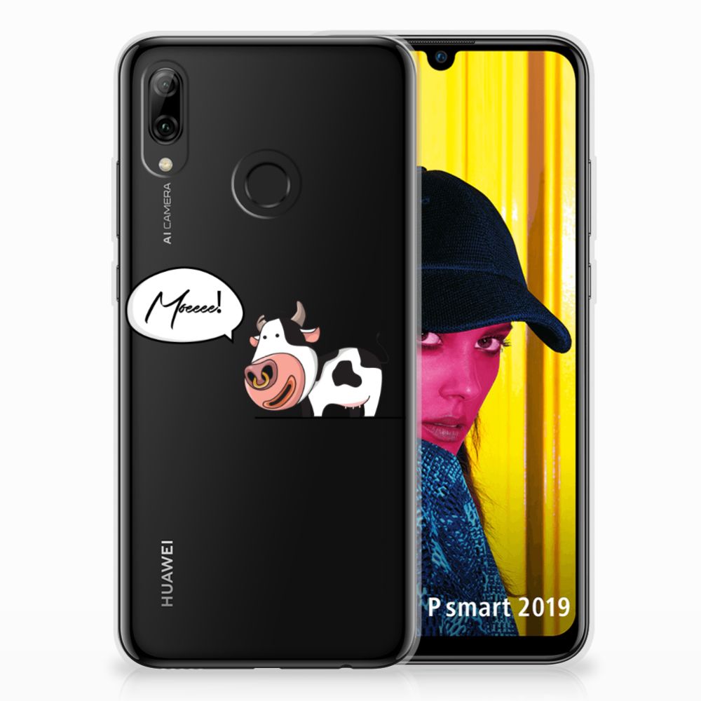 Huawei P Smart 2019 Telefoonhoesje met Naam Cow