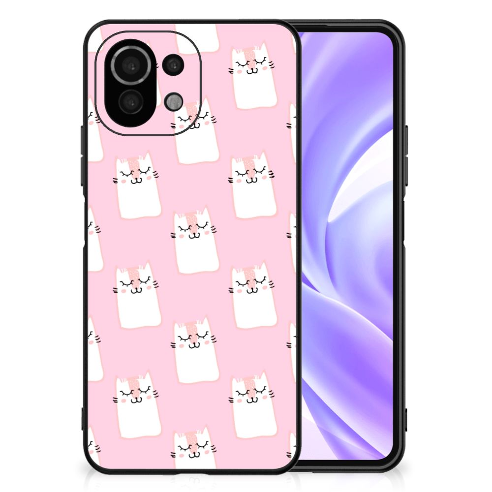 Xiaomi 11 Lite 5G NE | Mi 11 Lite Dierenprint Telefoonhoesje Sleeping Cats